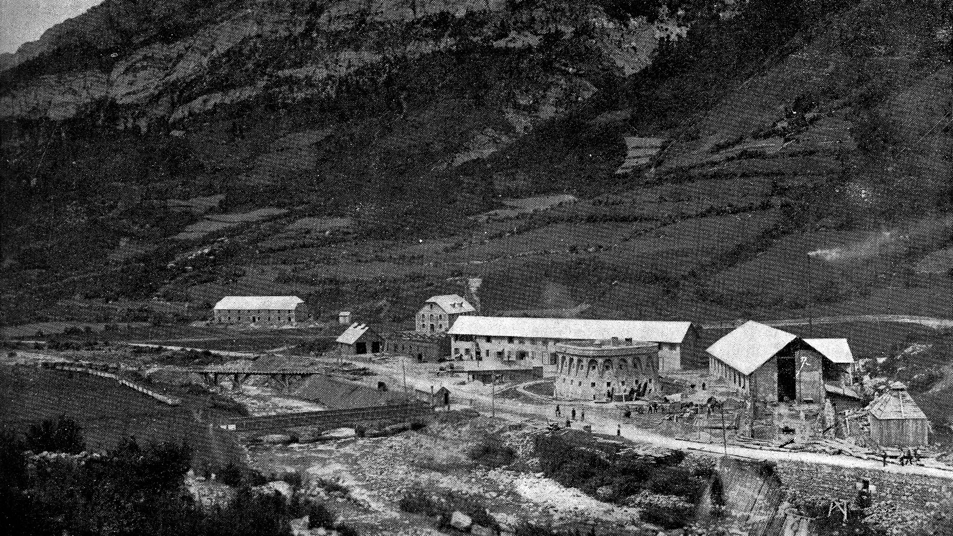 fotografía antigua canfranc